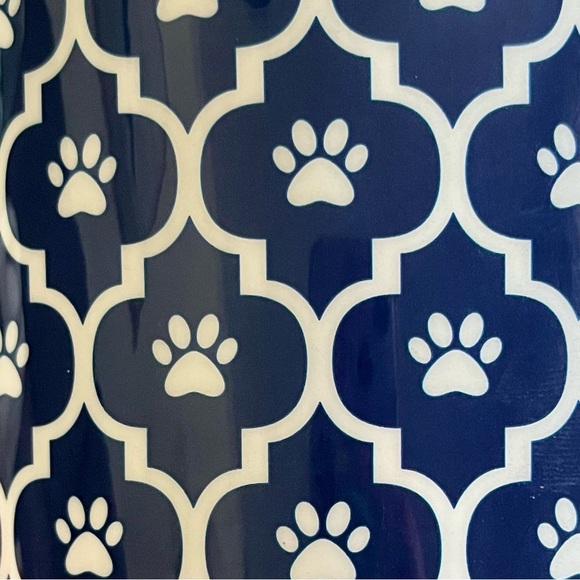 Dog Treat Canister with Secure Wood Top - Picture 3 of 7